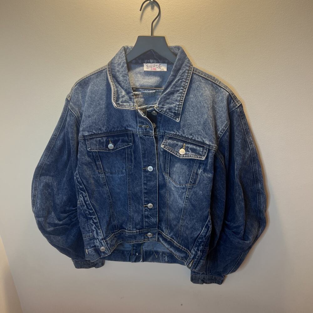 Swank A Posh L/XL Women’s Jean Jacket Oversized